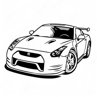 Gtr Sports Car Coloring Page 12226-9913