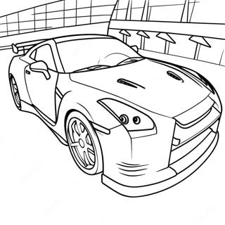 Gtr Sports Car Coloring Page 12226-9916