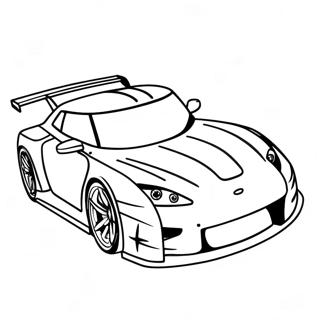 Fast Gtr Racing Car Coloring Page 12227-9917