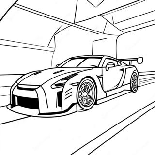 Fast Gtr Racing Car Coloring Page 12227-9920