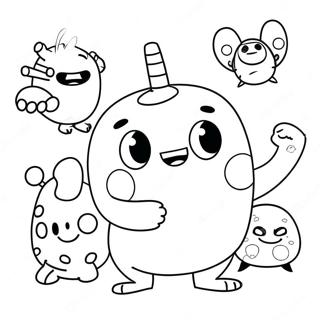 Oddbods Coloring Pages