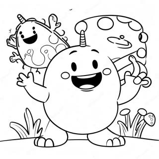 Oddbods Coloring Page 12266-9943