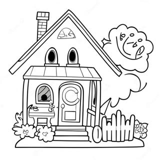 Colorful Toca Boca Doll House Coloring Page 12277-9963