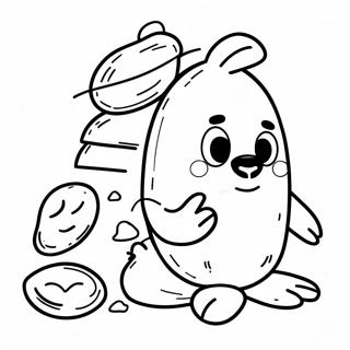 Chip And Potato Coloring Pages