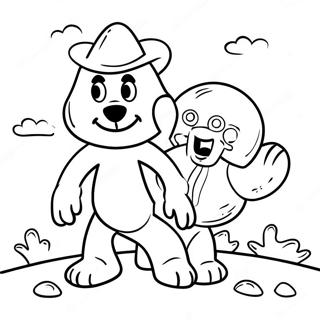 Chip And Potato Adventure Coloring Page 12287-9965