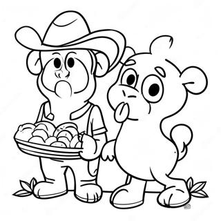 Chip And Potato Adventure Coloring Page 12287-9968