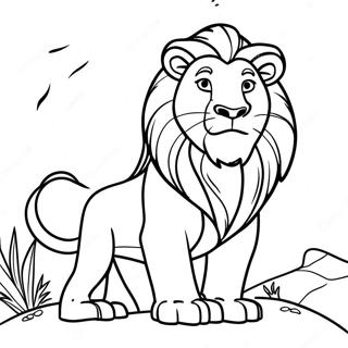 Mufasa Lion King Coloring Pages