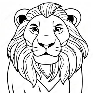 Mufasa Lion King Coloring Page 12316-9987