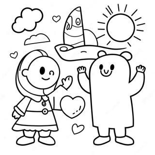 Mini Coloring Pages For Kids 12326-9998