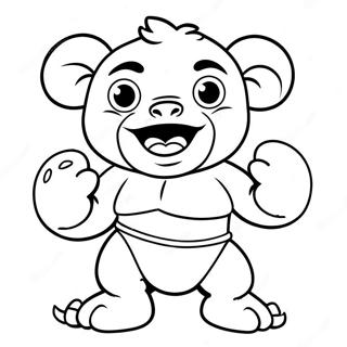 Bam Bam Coloring Pages