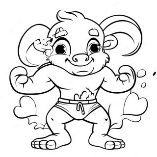 Bam Bam Coloring Page 12336-10004