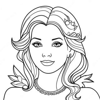 Megan Coloring Page 12346-10012