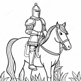 Knights & Castles Coloring Pages