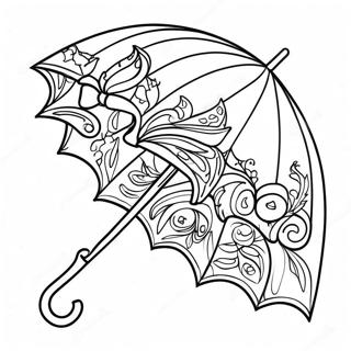 Umbrella Coloring Pages