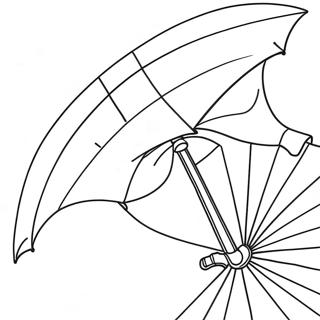 Colorful Umbrella Coloring Page 12456-10102