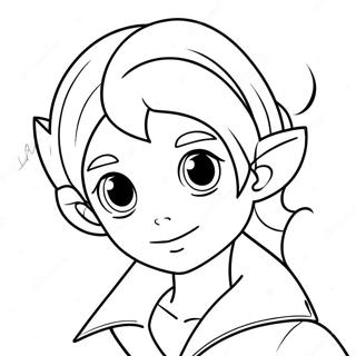 Cute Anime Vampire Coloring Page 12467-10117