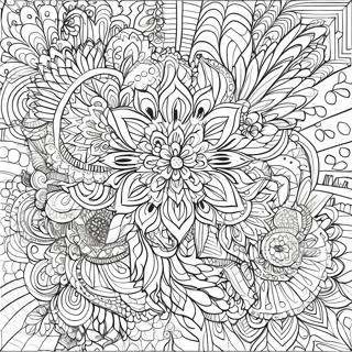 Intricate Grayscale Mandala Designs Coloring Page 12477-10114