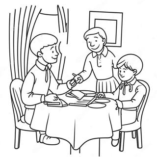 Manners Coloring Pages