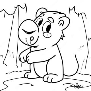 Grizzy And The Lemmings Coloring Pages