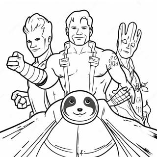 Guardians Of The Galaxy Coloring Page 1251-1006