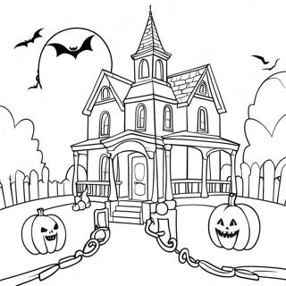 Halloweentown Coloring Page 12556-10174