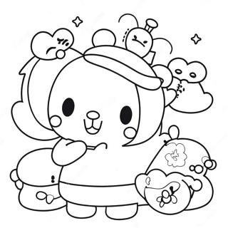 Sanrio Christmas Coloring Pages