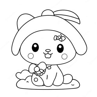 Sanrio Christmas Characters Coloring Page 12576-10191