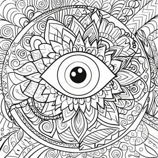 Evil Eye Coloring Pages