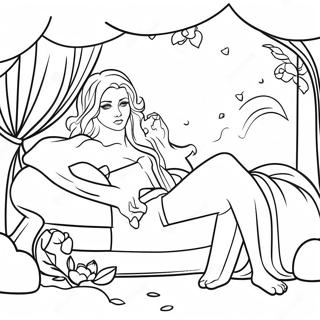 Sensual Fantasy Scene Coloring Page 1262-1055