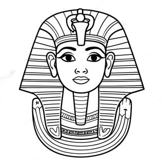 Ancient Egypt Hieroglyphics Coloring Page 12636-10242