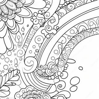 Dot Marker Rainbow Coloring Page 12646-10249