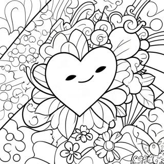 Colorful Romero Britto Art Coloring Page 12667-10269