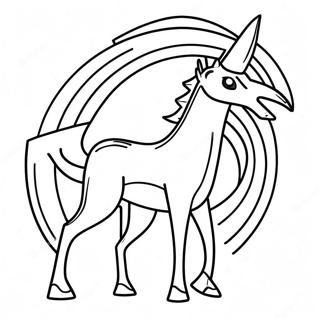 Arceus Coloring Pages