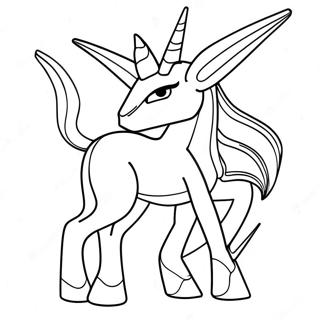 Shiny Arceus Coloring Page 12697-10293