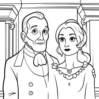 Disney Haunted Mansion Coloring Pages