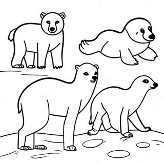 Arctic Animals Coloring Pages