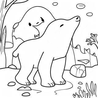 Arctic Animals Coloring Page 1271-1059