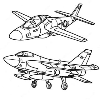 Airplanes Coloring Pages