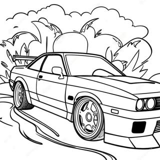 Jdm Car Coloring Page 12736-10321