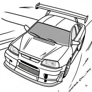 Jdm Car Coloring Page 12736-10323