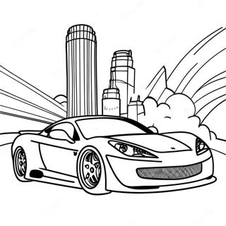 Sleek Jdm Sports Car Coloring Page 12737-10331