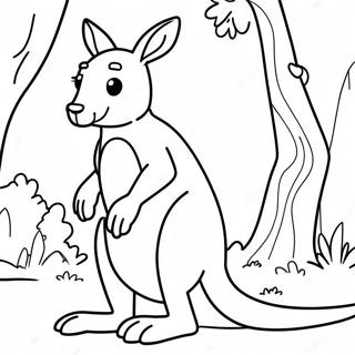 Kangaroo Coloring Page 12766-10347