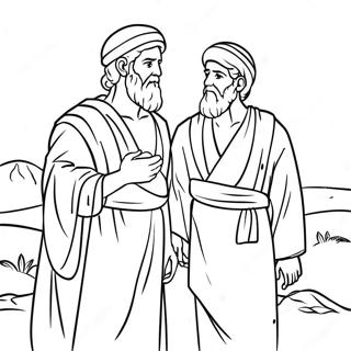 Abraham And Isaac Coloring Page 12776-10355