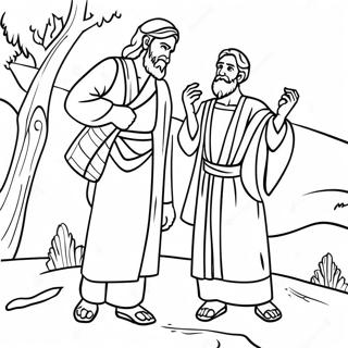 Abraham And Isaac Coloring Page 12776-10356