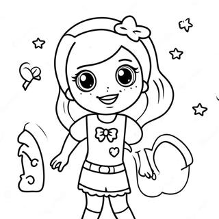 Polly Pocket Coloring Pages