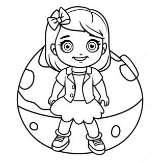 Polly Pocket Coloring Page 12796-10363