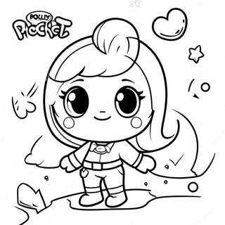 Polly Pocket Adventure Coloring Page 12797-10370