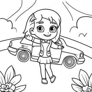 Polly Pocket Adventure Coloring Page 12797-10372