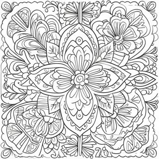 Papel Picado Coloring Pages