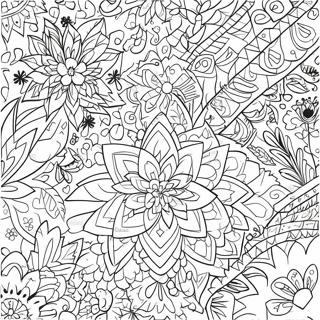 Colorful Papel Picado Designs Coloring Page 12817-10381